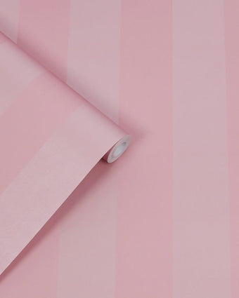 Lille Pearlescent Stripe Mulberry Purple Wallpaper - Close up view of wallpaper
