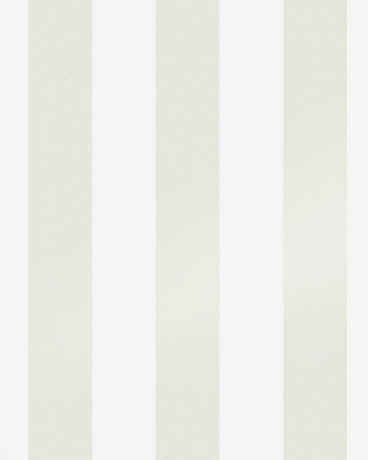 Lille Pearlescent Stripe White Wallpaper - Laura Ashley