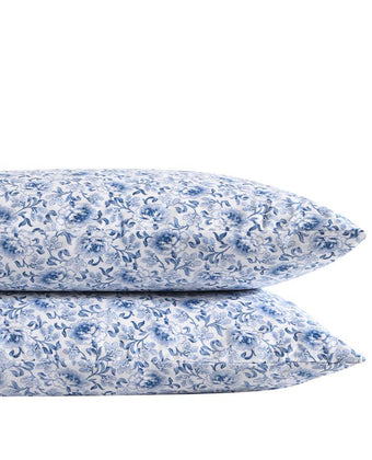 Lorelei Blue Standard Pillowcase Pair - Laura Ashley