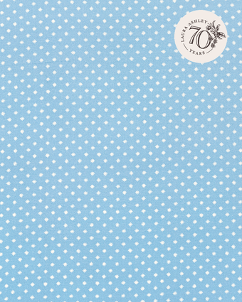 Louise Star China Blue view of 70th anniversary swatch