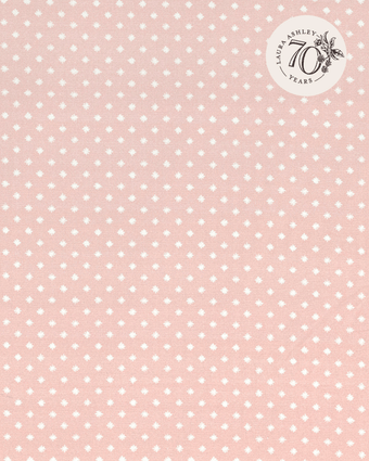 Louise Star Pink view of 70th anniversary fabric pattern