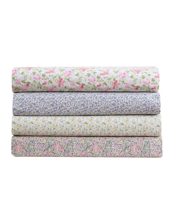 Loveston Pink Cotton Percale Sheet Set