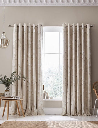 Magnolia Grove Grommet Ready Made Curtains - Laura Ashley