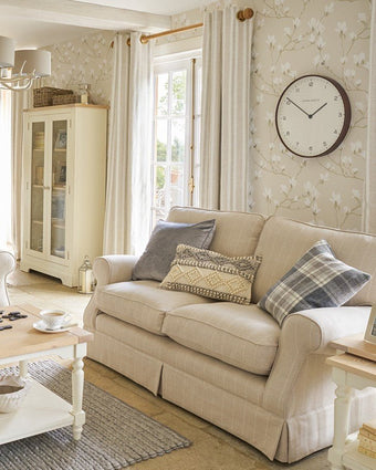 Magnolia Grove Natural Wallpaper Sample - Laura Ashley