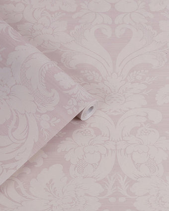Martigues Sugared Violet Wallpaper - View of wallpaper roll
