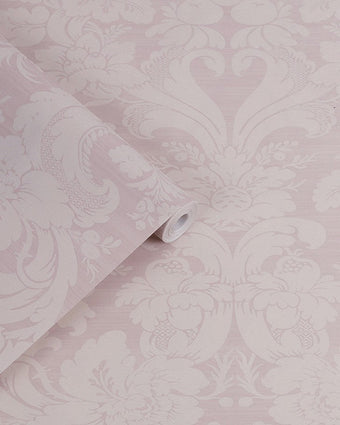 Martigues Sugared Violet Wallpaper - View of wallpaper roll