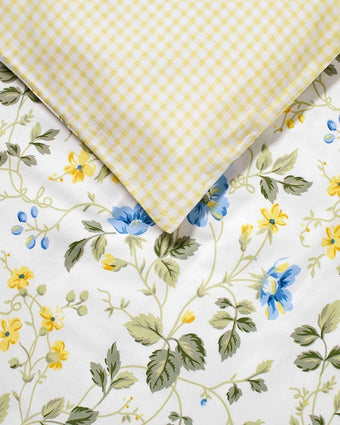 Meadow Floral Blue Duvet Cover Set - Laura Ashley