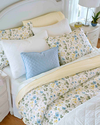Meadow Floral Blue Duvet Cover Set - Laura Ashley
