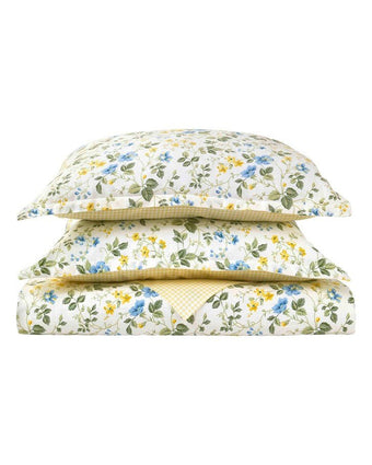 Meadow Floral Blue Duvet Cover Set - Laura Ashley