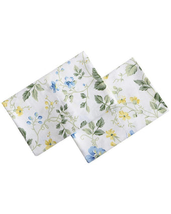 Meadow Floral Blue Standard Pillowcase Pair - Laura Ashley