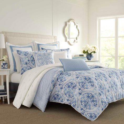 Mila Blue Comforter Set - Laura Ashley