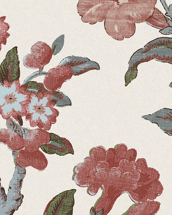 Minera Crimson Red Wallpaper - Close up view of wallpaper