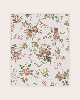 Mountney Garden Antique Pink Wallpaper view of wallpaper