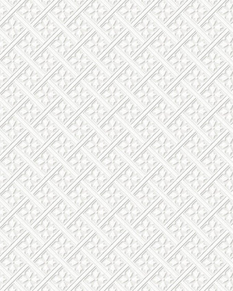 Mr Jones Paintable White Wallpaper - Laura Ashley
