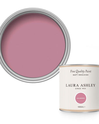 Mulberry Paint - View of open can of paint