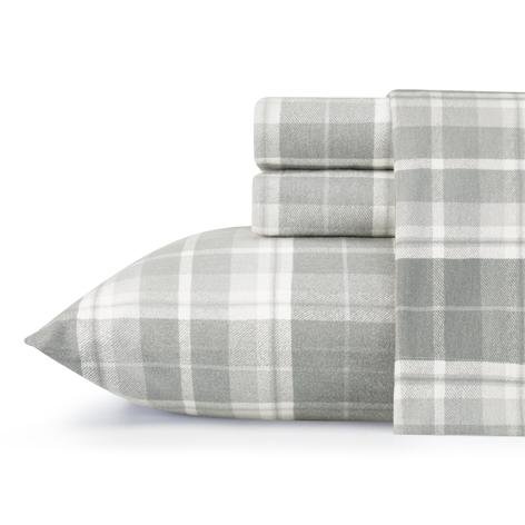 Mulholland Plaid Flannel Sheet Set - Laura Ashley