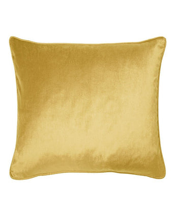 Nigella Ochre Feather Cushion - Laura Ashley