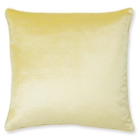Nigella Sunshine Square Velvet Cushion - Laura Ashley