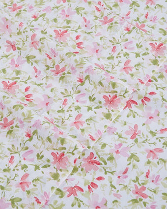 Norella Pink Cotton Percale Sheet Set - Laura Ashley