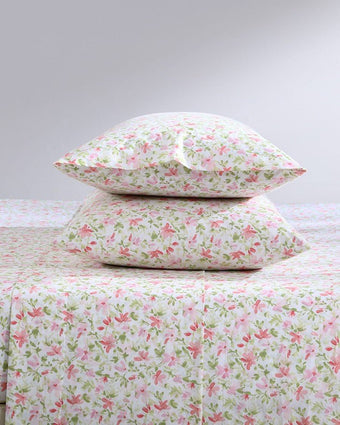 Norella Pink Cotton Percale Sheet Set - Laura Ashley