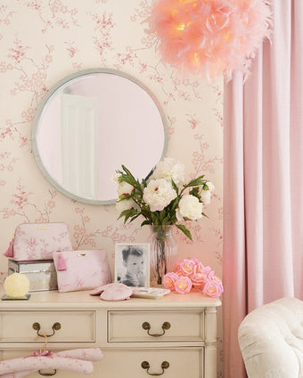 Oriental Blossom Blush Wallpaper - Laura Ashley