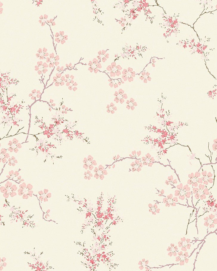 Oriental Blossom Blush Wallpaper - Laura Ashley