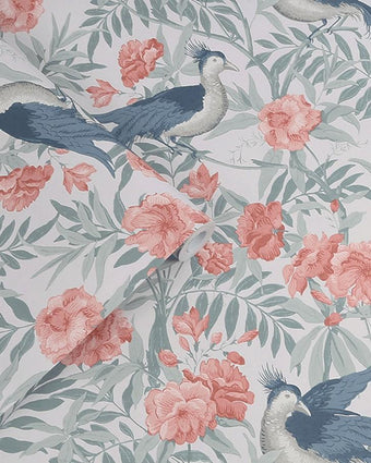 Osterley Rosewood Wallpaper - Laura Ashley