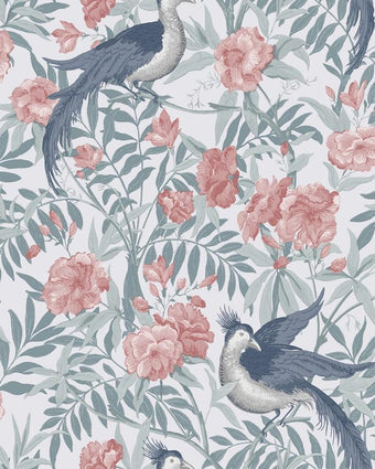 Osterley Rosewood Wallpaper Sample - Laura Ashley