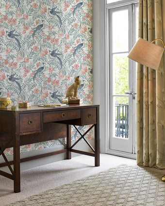 Osterley Rosewood Wallpaper Sample - Laura Ashley