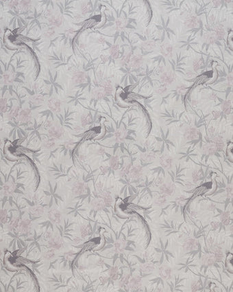 Osterly Birds Moonbeam Fabric - Laura Ashley