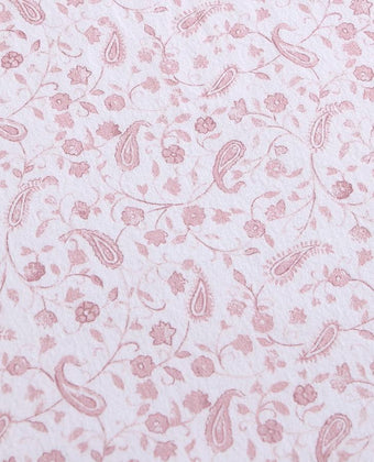 Paisley Prance Red Cotton Flannel Sheet Set - Laura Ashley