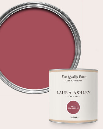Pale Cranberry Paint - View of open can of paint