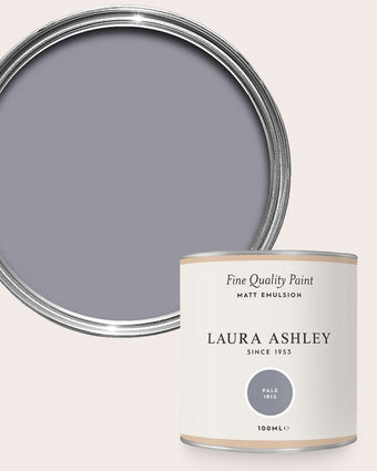 Pale Iris Paint - View of open can of paint