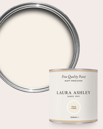 Pale Ivory Paint - View of tester can opened