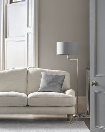 Pale Ivory Paint - View of paint painted on a wall