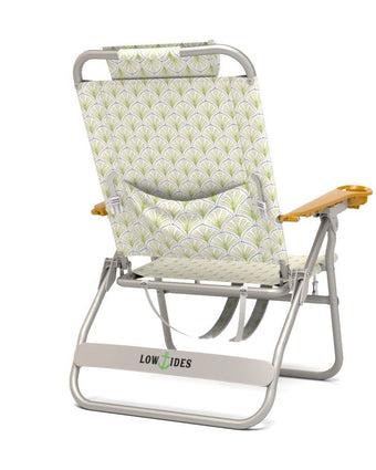 Dune High Backpack Beach Chair Palmetto View of back of chair