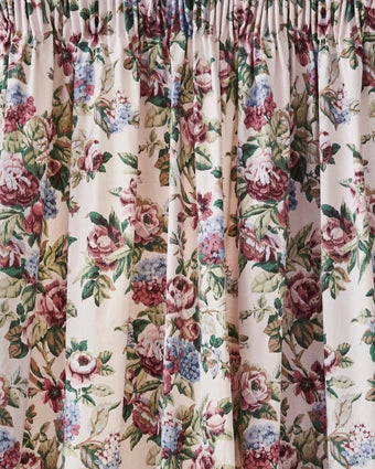 Pembrey Hazelnut Pencil Pleat Ready Made Curtains - Close-up view