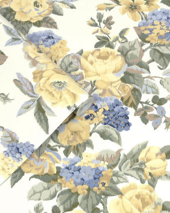 Pembrey Pale Gold Wallpaper - Close up view of wallpaper