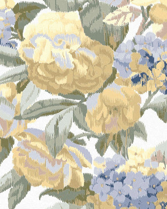 Pembrey Pale Gold Wallpaper - Close up view of wallpaper