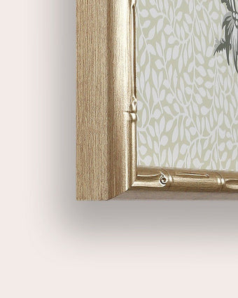 Picardie Framed Print Sage - Closeup