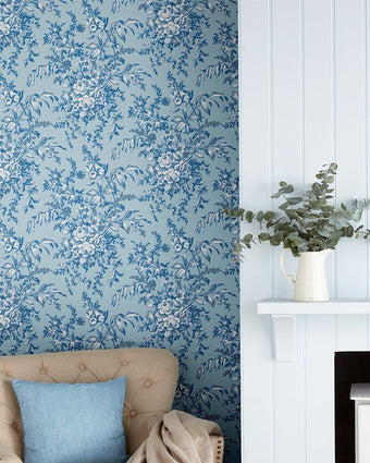 Picardie Blue Sky Wallpaper - View of wallpaper on the wall