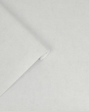 Plain Pale Silver Wallpaper view of wallpaper and roll of wallpaper