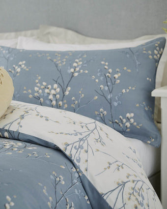 Pussy Willow Dark Seaspray Duvet Cover Set - Laura Ashley