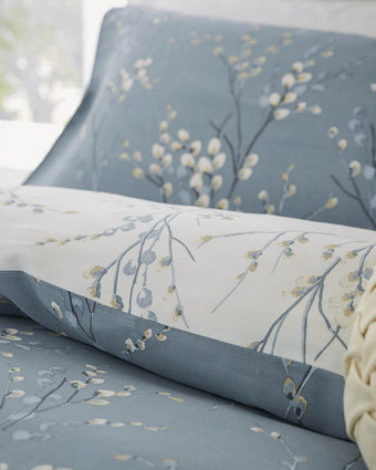 Pussy Willow Dark Seaspray Duvet Cover Set - Laura Ashley