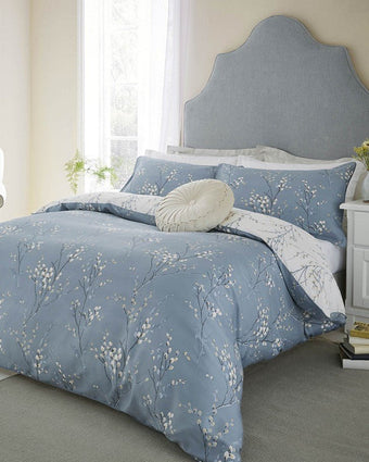 Pussy Willow Dark Seaspray Duvet Cover Set - Laura Ashley