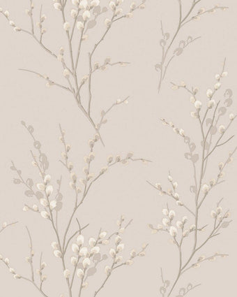 Pussy Willow Dove Grey Wallpaper - Laura Ashley