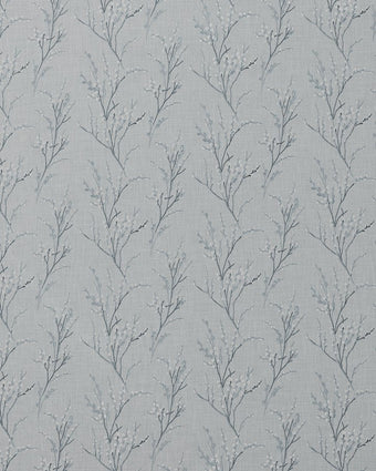 Pussy Willow Seaspray Embroidered Fabric - Laura Ashley
