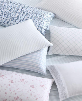 Ramona Blue and White Stripe Sheet Set - Laura Ashley