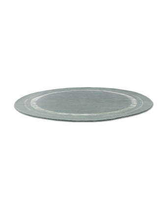 Redbrook Duck Egg Rug view of round rug
