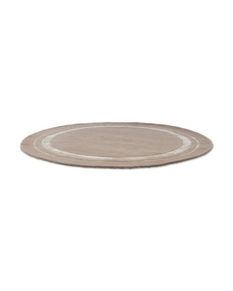 Redbrook Hazelnut Rug view of round rug
